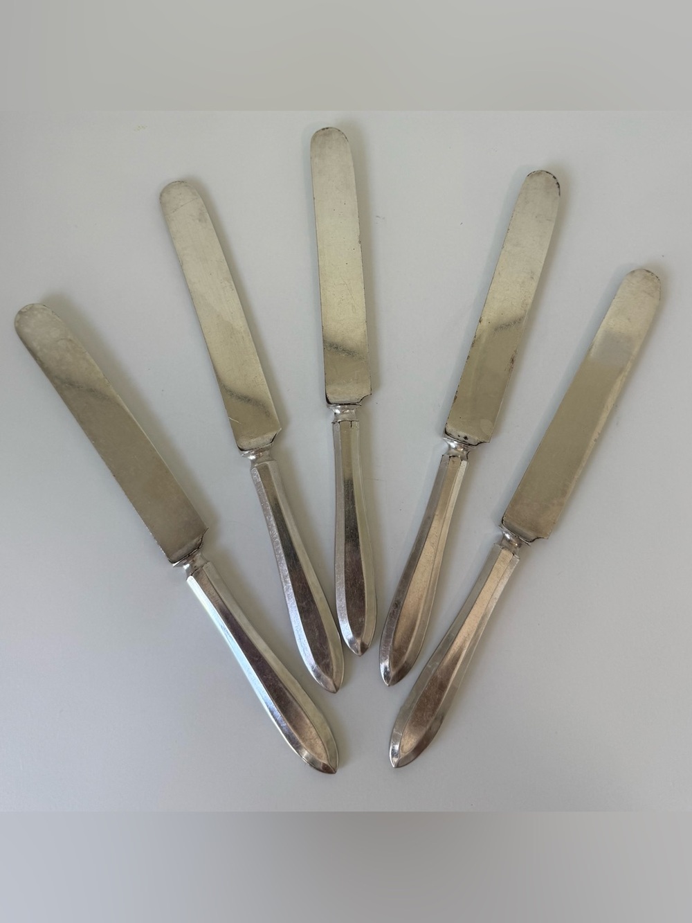 Vintage Oneida Community Plate Patrician 1914 Dinner Knives Set of 5
